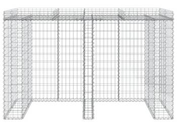 vidaXL Obudowa gabionowa do kosza na śmieci(SKU:151336)