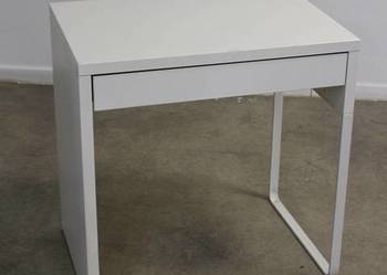 Biurko IKEA MICKE 73x50 cm białe stan dobry