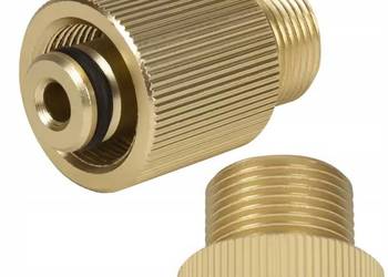 Adapter M22 | Mosiądz, Gwint M22, Trzpień 14 mm + 15 mm
