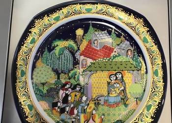 Talerz Rosenthal Björn Wiinblad „Kolędy na porcelanie“ 1983r "Cicha Noc"