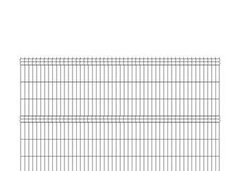 Panel 3D 250x153cm fi 4mm, oczko 200x50mm, RAL 7016 Antracyt