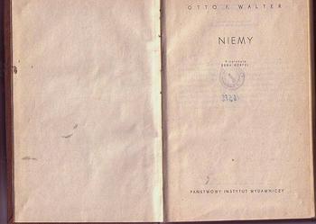 (5224) NIEMY – OTTO F. WALTER