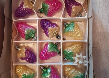 Ozdoby choinkowe z prl