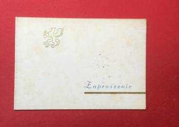 ( 1354 ) Zaproszenie Na Chrzest Drukarski, Gładki