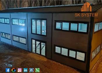 Hala 250 m2 stalowa magazyn warsztat konstrukcja SKSYSTEM