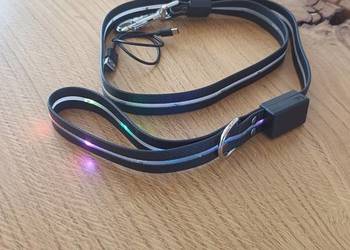 Smycz z podświetleniem LED