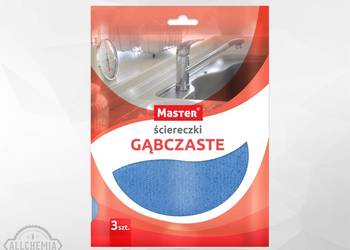 ŚCIERECZKI GĄBCZASTE ŚCIERKA GĄBCZASTA MASTER 3 SZT