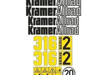 Naklejki oklejenie KRAMER ALLRAD 316 Zamiennik