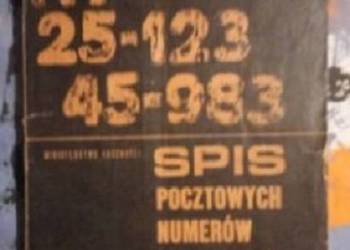 Spis pocztowych numerów adresowych/ 1973/ adresy/ kody/ pocztowe