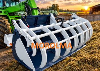 Łyżka z dociskiem FK MACHINERY łyżko-krokodyl 2,4m 1,9m³ MAXI TELESKOP 954k