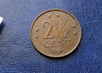 Stare monety 2 1/2  cent 1976 Antyle Holenderskie