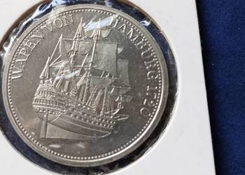 Stare monety Medal Wapen Von Hamburg 1720 Niemcy 44