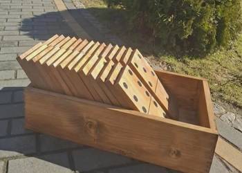 Drewniana gra DOMINO XXL