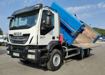 Iveco Trakker 360 EEV Manual 6x4 Wywrot 3-stronny Hydroburta Bok i Tył Kip…