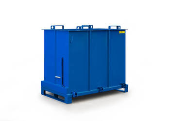 Kontener z bezpiecznym systemem wyładowczym 1500 l