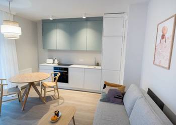 Centrum Gdańska przy Wyspie Spichrzów. Studio. Nowy apartamentowiec