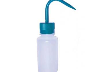 Tryskawka elastyczna LDPE 250 ml myjka, zielona nakrętka