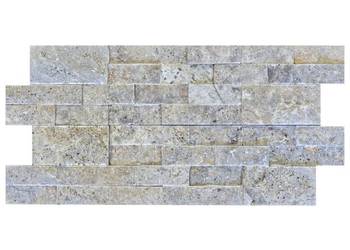 Panel kamienny trawertyn Stackstone Silver Ash łupany 61x15,2x1-1,5 cm