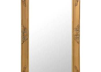 Lustro ścienne w stylu barokowym 50x80 cm złote WM-320321