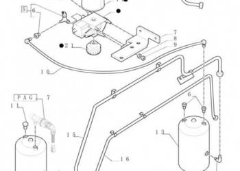 New Holland T6010 Rurka sztywna 87677203