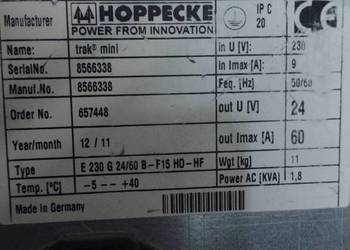 NAPRAWY Prostowników ładowarek 24V ,36V,48V itd do wózków. Hawker Hoopecke