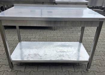 Stół Gastronomiczny Z Półką - 130/70/85 cm - M.1109 N