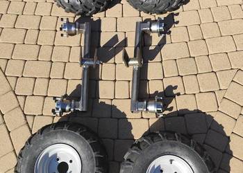 Zawieszenie tandem przyczepka leśna ATV