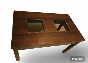 Stolik kawowy drewniany 100 cm x 60 cm x 59 cm | transport | wysyłka