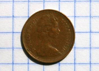 1/2 NEW PENNY ( PÓŁ PENSA ) 1974 ROK - WIELKA BRYTANIA