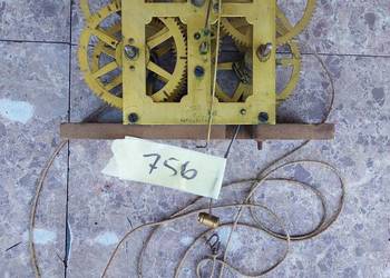 756 Mechanizm starego zegara ściennego amerykański waterbury