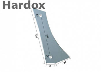 Pierś HARDOX 83980/P części do pługa OVERUM