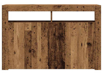 Szafka z oświetleniem LED stare drewno 1155x30x75 cm WM-856363