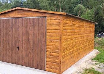 Garaż BLASZANY|Blaszak|Garaże Blaszane Schowek|Drewnopodobny| -ESSTAL-