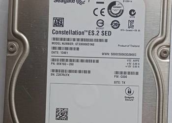 SEAGATE CONSTELLATION ES.2 SED 3TB 7.2K 64MB SATA III 3.5'' ST33000651NS