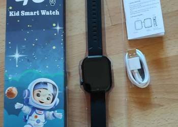 smartwatch dla dzieci w kolorze czarnym