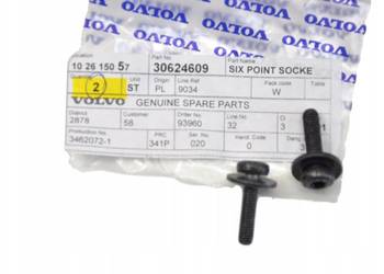 VOLVO XC40 sruba dolot do obudowy filtra M6x25 OE 30624609