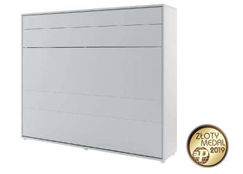 Półkotapczan Łóżko w Szafie BED CONCEPT 160x200 Szary Mat