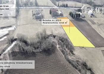 Łużna działka budowlano-rolna 41,43 a 1190S
