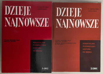 Dzieje najnowsze PAN Kwartalnik 2-2012 2-2001