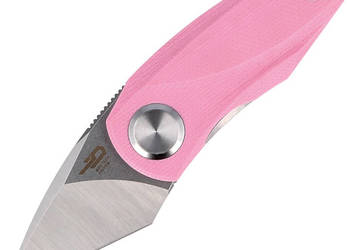 Nóż składany Bestech Tulip Pink G10, Satin / Stonewash 14C28N by Ostap Hel…