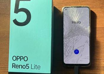 OPPO Reno5 Lite CPH2205 - 128 GB DS - Czarny - Uszkodzony ekran
