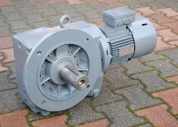 Motoreduktor kątowy 1.1kw. 7,5obr./min. z hamulcem. SEW. KF86DT90L-6BMG