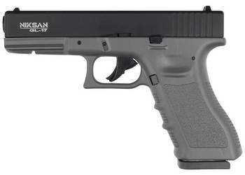 Pistolet wiatrówka Niksan Defence NKS GL17 Grey Blow Back 4.5 mm