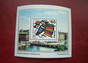 Polska 1986 MNH Wystawa Filatelistyczna Stockholmia 86