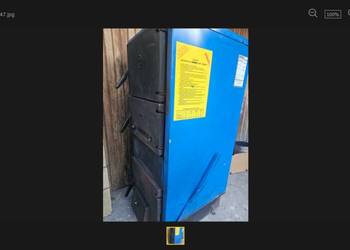 Piec na węgiel na części