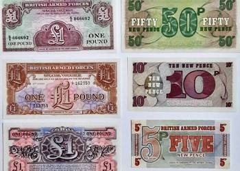 Zestaw Banknotów Brytyjskich