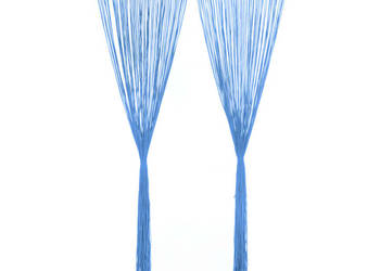 vidaXL Zasłona z makramy, niebieska, 140 x 240 cm(SKU:323987)