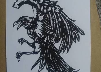 Rysunek: 2 ptaki - cienk - blok t. A4 250 g/m2