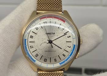 Męski zegarek mechaniczny *Raketa* Au