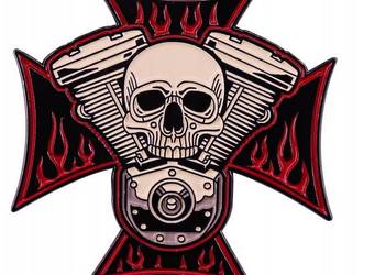 DEKORACJA PINS PRZYPINKA DO MOTOCYKLA CHOPPER HD NA SAKWY PIÓRNIK KURTKE